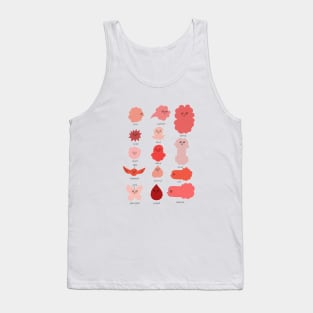 Breath type chart Tank Top